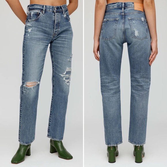 NWT ✨MOUSSY✨ Plymouth Straight Leg Jean in 110 Blue Sz 24 - Picture 8 of 16